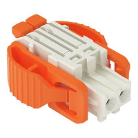 1vodičová pružinová svorkovnice, Páčka, Push-in CAGE CLAMP, Světle šedá