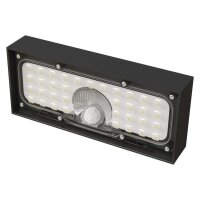Solární LED svítidlo BRIXO s pohybovým čidlem, černé, neutrální bílá EMOS ZG166S