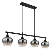 Závěsné svítidlo MAXY černá 4x40W E27 IP20 GLOBO 15548-4H1
