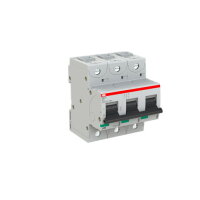 S803N-D32 jistič 3P char. D 32A s klecovou svorkou Icu 36kA ABB 2CCS893001R0321