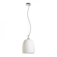COROA NEW 28 závěsná opálové sklo/chrom 230V E27 53W RENDL R13824
