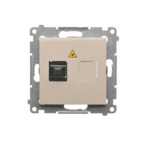 Světlovodná/optická zásuvka samostatná SC/APC krémová KONTAKT SIMON DGS1.01/41