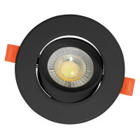 SMD kruh 11cm výklop.12W,IP20,960lm,3CCT,černá ECOLITE LED-ZHS04/12W/CCT/CR