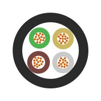 Nízkofrekvenční datový kabel UNITRONIC ROBUST 4x0,25 LAPP 1032014