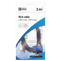 AV kabel 2RCA/M-2RCA/M 2M Emos SD4102