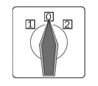 Spamel SK 10/3.8368 OB2 vačkový spínač reverzační, (L-0-P), 10 A