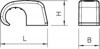 OBO 2215357 Haft-Clip 4044