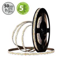 LED pásek SMD2835 WW, 240LED/m, 6W/m, DC 24V, 520lm/m, CRI90, IP20, 8mm, 50m