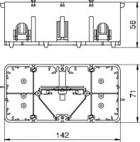 OBO 6288561 Přístrojová krabice 7GD7Z