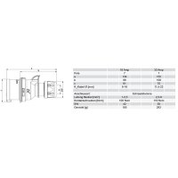 vidlice 7P, 16A/230V, 9h, IP44, niklované kontakty PCE 017-9v