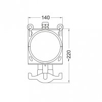 PEGASUS závěsný rozváděč, 4x16A/230V DE PCE 9033003