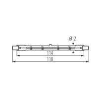 Halogenová žárovka J-120W 118MM STAR 08500 Kanlux
