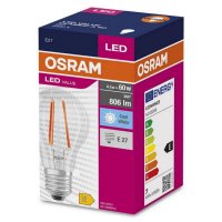 VALUE CLA60 6,5W/840 230V FILE27FS1OSRAM