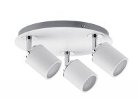 Spotové svítidlo Tube bílá/chrom max.3x10W GU10 IP44 667.19 PAULMANN 66719