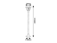 PARAVENTO E27 1x 40W IP44 černá RABALUX 7150