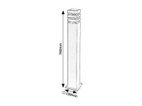 ANKARA antracitová E27 1x 12W IP44 antracit RABALUX 7380