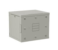 SENSAD-12U-66-11-G Rozvaděč nástěnný SENSA DUO 12U 600mm, dveře sklo, RAL 7035
