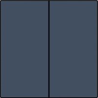 Smart Switch kolébka 2x1/2-ALU STEEL GREY NIKO 220-31004