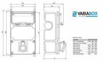 Zásuvková kombinace NG ENERGY VARIABOX SC 53 060 VB.01