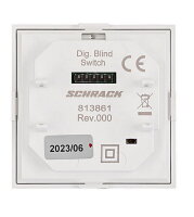 Kryt žaluziového ovladače, digitální, bílý SCHRACK EV103308--