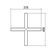 XFREE S SURF./SUSP. X-shape CONNECTOR 19