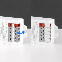 SMART řídící jednotka E2-WR pro LED pásky, 2 v 1, WIFI+2.4G, TUYA ALUMIA E2-WR