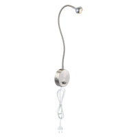 Nástěnné svítidlo SERPENT nikl LED 3W 3,6V, 150lm, 3000K GLOBO 24109W
