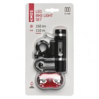 LED přední + zadní svítilna na kolo P3920 na 5× AAA, 150 lm EMOS P3920