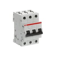 S203M-C1 3 fázový jistič 1 A char. C 10kA ABB 2CDS273001R0014
