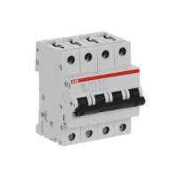 S204-D10 4 fázový jistič 10 A char. D 6kA ABB 2CDS254001R0101