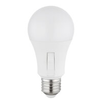 Bulb LED žárovka, plast bílý, nikl, hlin