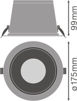 BIOLUX HCL DOWNLIGHT ZIGBEE GEN 2 DN150 S 20W TW ZB LEDVANCE 4058075724600