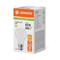 LED CLASSIC A DIM P 5.9W 827 Frosted B22d LEDVANCE 4099854463815