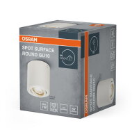 LED SPOT SURFACE Round GU10 White LEDVANCE 4099854446009