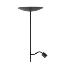 Stojací svítidlo na čtení CONIVARINO LED 30,5W IP20 černá EGLO 901977