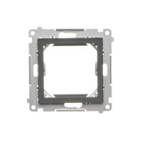 Adaptér přechodový (průchodka) pro zařízení standardu 45 × 45 mm černá matná