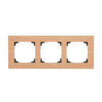 Rámeček 3 násobný, dřevěný dub světlý KONTAKT SIMON TRN3/185