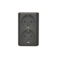 Kontakt Simon EGSZ2NZ/49 EGSZ2NZ/49 Zásuvka dvojnásobná typu Schu