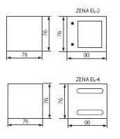 Svítidlo Kanlux ZENA EL-2