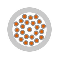 Železniční kabel ÖLFLEX TRAIN 301 TW 300V 1X0,75 LAPP 15301001