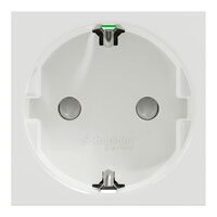 Zásuvka SCHUKO NOVÁ UNICA 2P+E 250V/16A, clonky, bezšroubová, Bílá