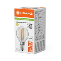 Světelný zdroj LED CLASSIC P DIM P 3.4W 840 Clear E14 LEDVANCE 4099854847875