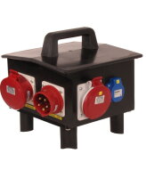 Zásuvková skříň RB40101000.1 /4102 RubberBOX IP44 jištěná s chráničem, přívodka