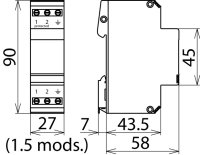 Kombinovaný svodič přepětí BLITZDUCTOR VT DEHN 918409