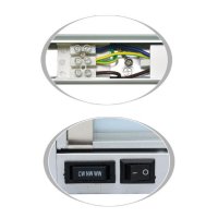 Kuchyňské SMD svítidlo ECOLITE GANYS SMD 5,5W,CCT,480lm,36cm,stříbrná