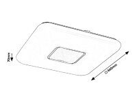 Tayla LED 72W IP20 3000-6500K chrom RABALUX 4634