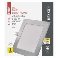 LED PANEL VESTAVNÝ ČTVEREC 12W 1000LM IP20 CCT S TRIAC EMOS ZD2233T