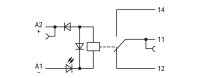 Reléový modul vstupní jmenovité napětí DC 110 V 1 přepínací kontakt WAGO 859-399