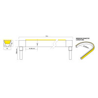 XMAGIS 13X12 CCT 12W/m 5m 384LED/m 2700-