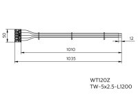 WT120Z TW-5x2.5-L1200 PHILIPS 872016975518599